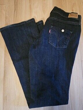 Levi's Women's Dark Blue 515 Bootcut Jeans Size W29/L34